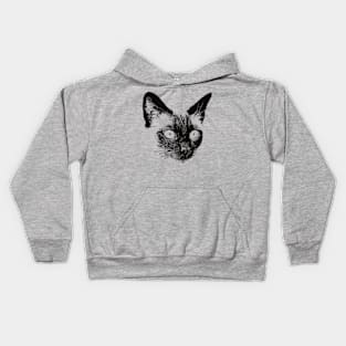 Siamese gift for Siamese Owners Kids Hoodie